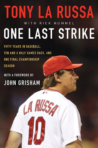 2011 was a remarkable season for the Cardinals. Here, their Manager, Tony la Russa tells it from his perspective. If you are a Cardinal fan this one book you definitely want in your Library. 